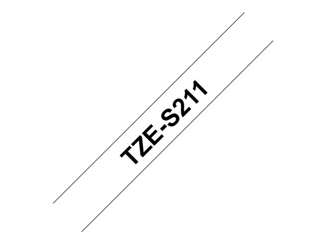 Brother TZe-S211 - ruban lamin - 1 cassette(s) - Rouleau (0,6 cm x 8 m)