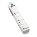 Tripp Lite Safe-IT UL 2930 Medical-Grade Power Strip for Patient Care Vicinity, 6 Hospital-Grade Outlets, Safety Covers, Antimicrobial, 6 ft. Cord