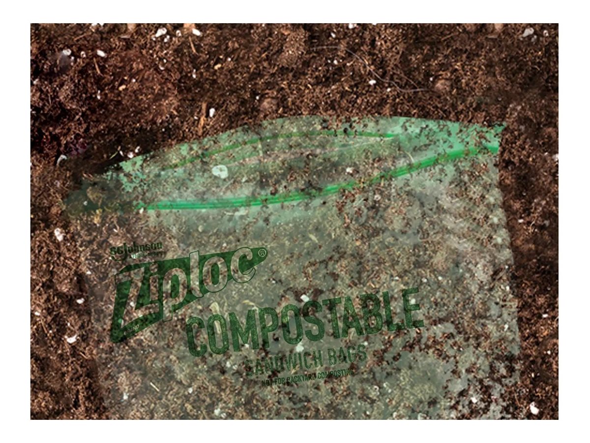 Ziploc Compostable Zip Bags - 20's