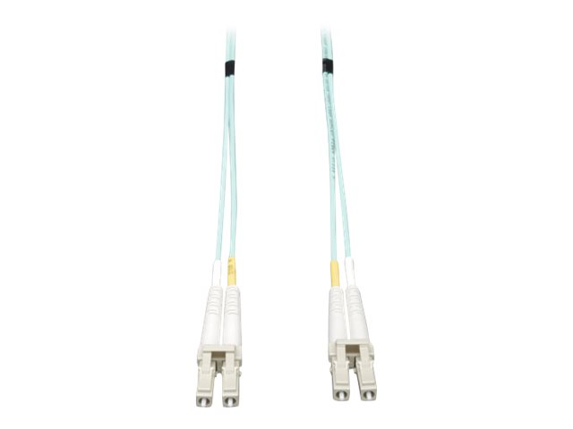 Tripp Lite 35M 10Gb Duplex Multimode 50/125 OM3 LSZH Fiber Patch Cable LC/LC Aqua 35 Meters