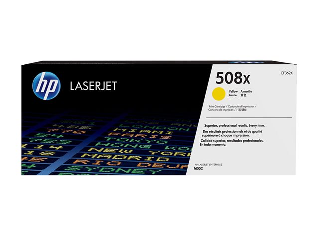 HP 508X Tonercartridge yellow