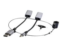 Prokord Premium Videoadapter-kit DisplayPort / HDMI Sort Grå 