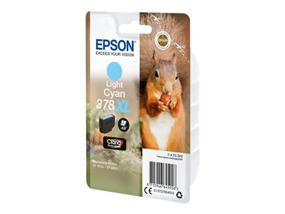 EPSON Singlepack LightCyan 378XLSquirrel - C13T37954010