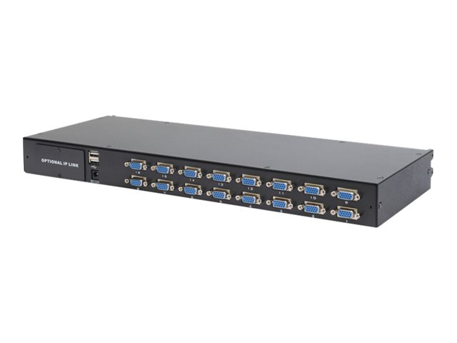 Przełącznik KVM Digitus modularny 16 portów do konsol LCD DS-72210 i DS-72211 komplet kabli