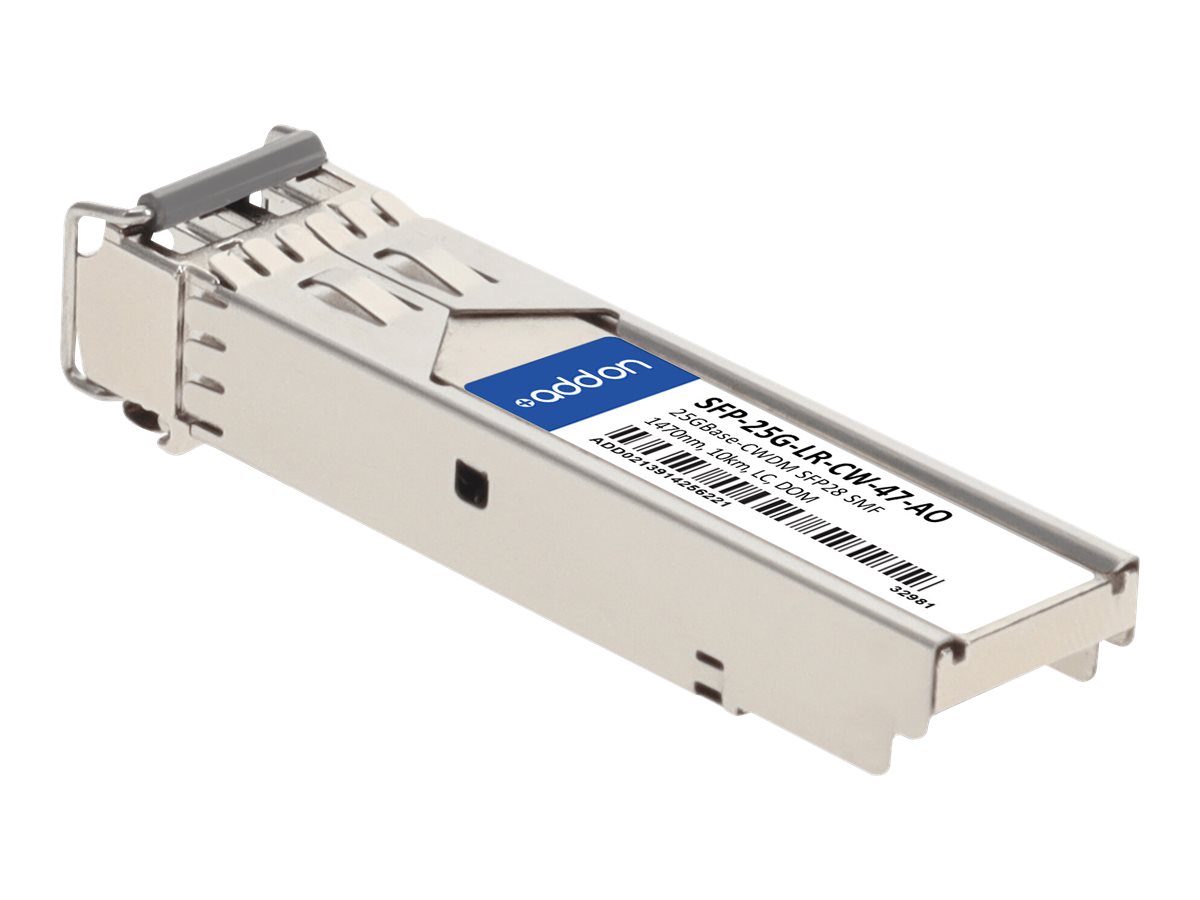 AddOn - SFP28 transceiver module (equivalent to: Cisco SFP-25G-LR-CW-47)