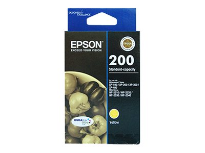 Epson 200 yellow original ink Product shot Front 79200