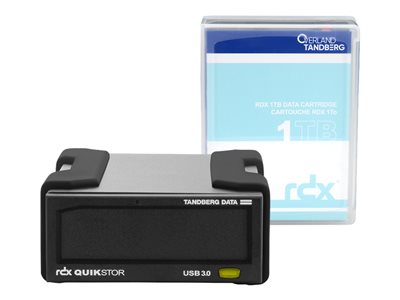 Tandberg RDX Quikstor External drive kit  1  TB USB+