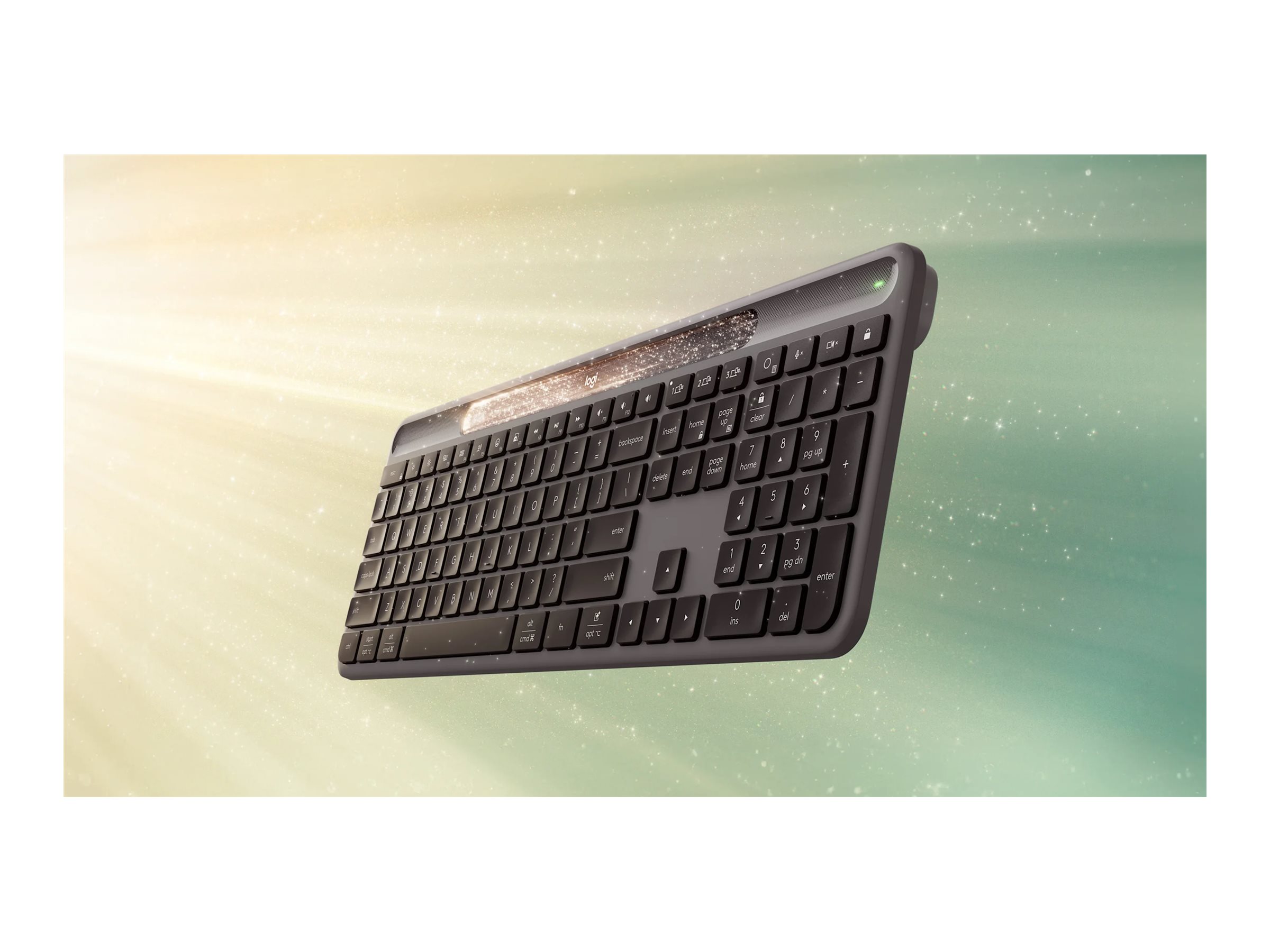 Logitech Signature Slim Solar+ Wireless Keyboard for Mac - Thumbnail 5