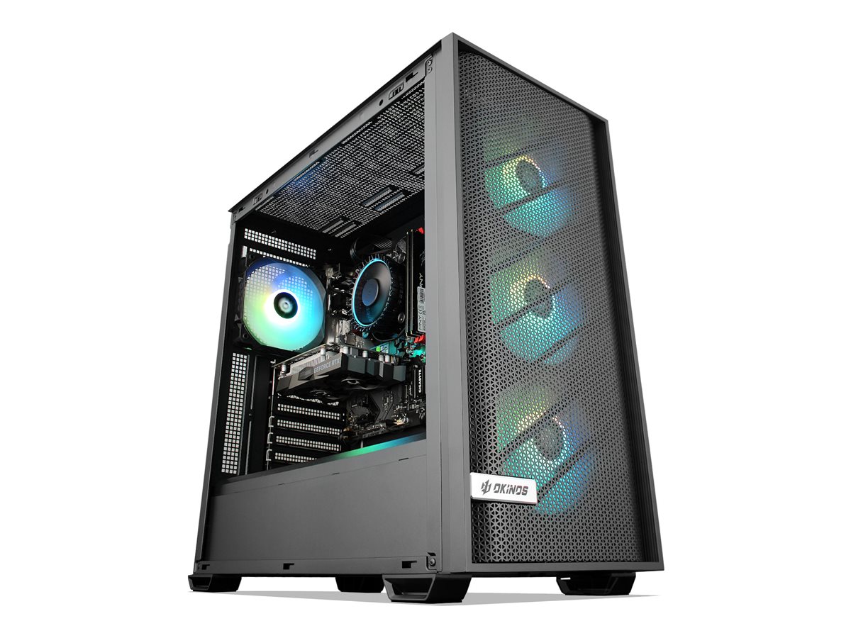 RTX 3050 Gaming PC Intel Core i5 14400F 10 Cores / 16 Threads, 16GB RAM, 1TB NVMe SSD, +NVIDIA GeForce RTX3050 6GB, WiFi + Bluetooth, Windows 11 Home