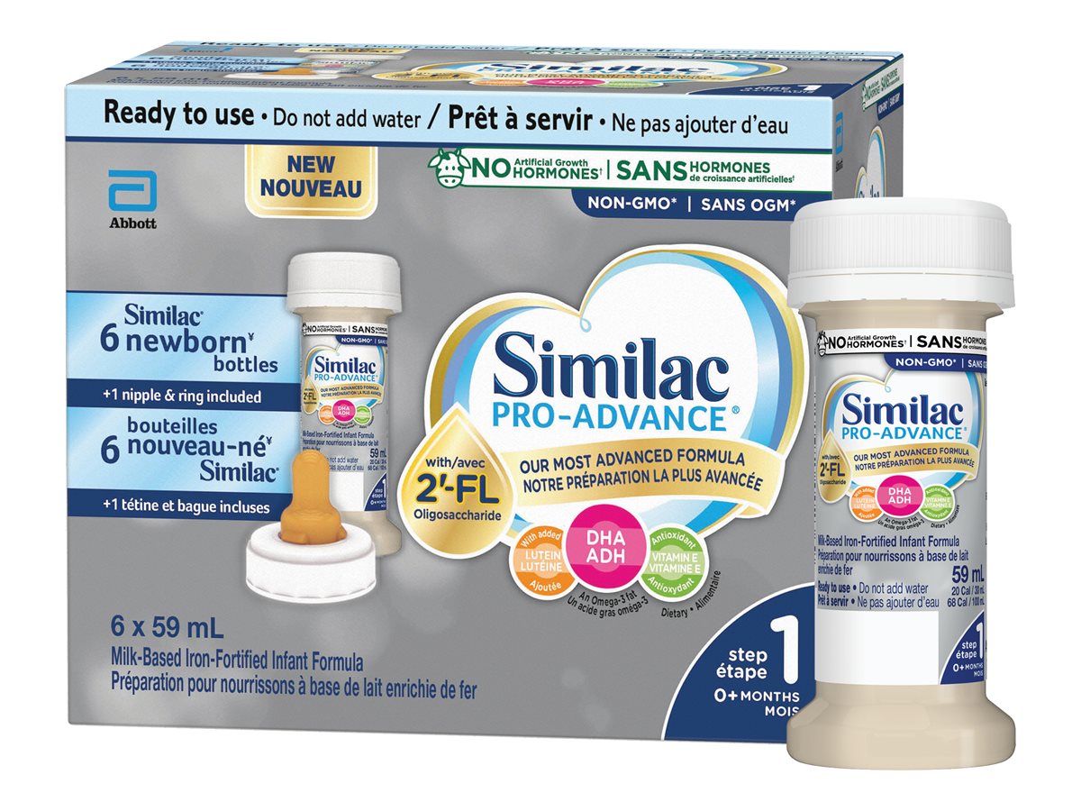 How To Use Similac Pro Advance Ready To Feed Similac Pro-Advance Ready to Feed Baby Formula - Step 1 - 6 x 59ml