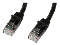 StarTech.com 35ft CAT6 Ethernet Cable, 10 Gigabit Snagless RJ45 650MHz 100W PoE Patch Cord, CAT 6 10GbE UTP Network Cable w/Strain Relief, Black, Wiring is UL Certified/TIA - Category 6 - 24AWG (N6PATCH35BK)