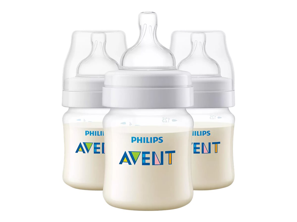 Philips AVENT Anti-Colic Baby Bottles - 118ml - 3s