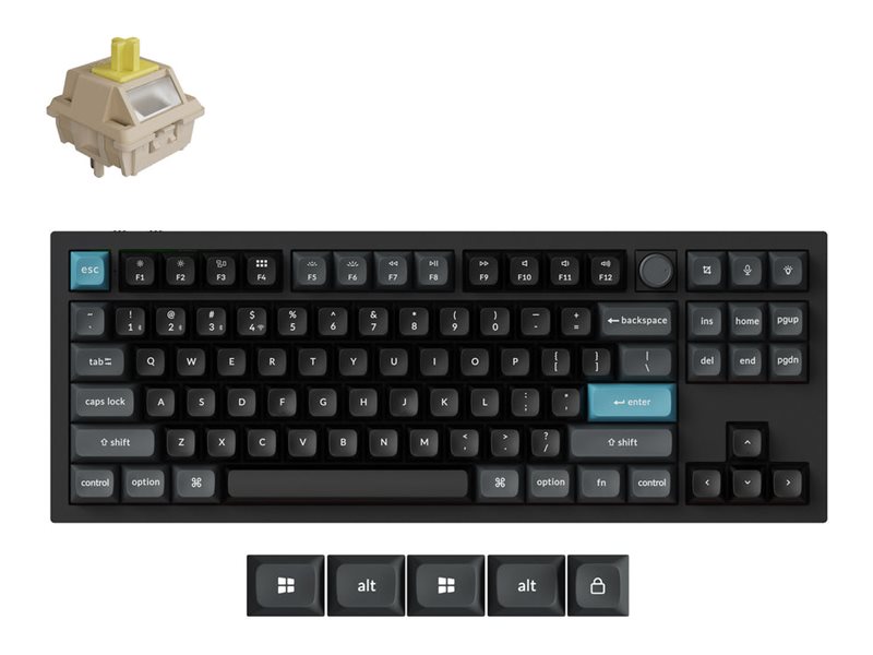 Keychron Q3 Ultra, keyboard, 80% TKL, QWERTY, US, black Input Device