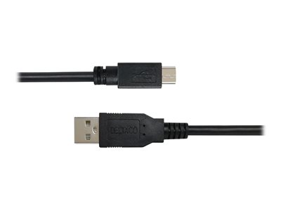 DELTACO - - USB (han) til Micro-USB Type B (han) - USB 2.0 - A - 2 m - sort (00140009) | Atea eShop | Erhverv