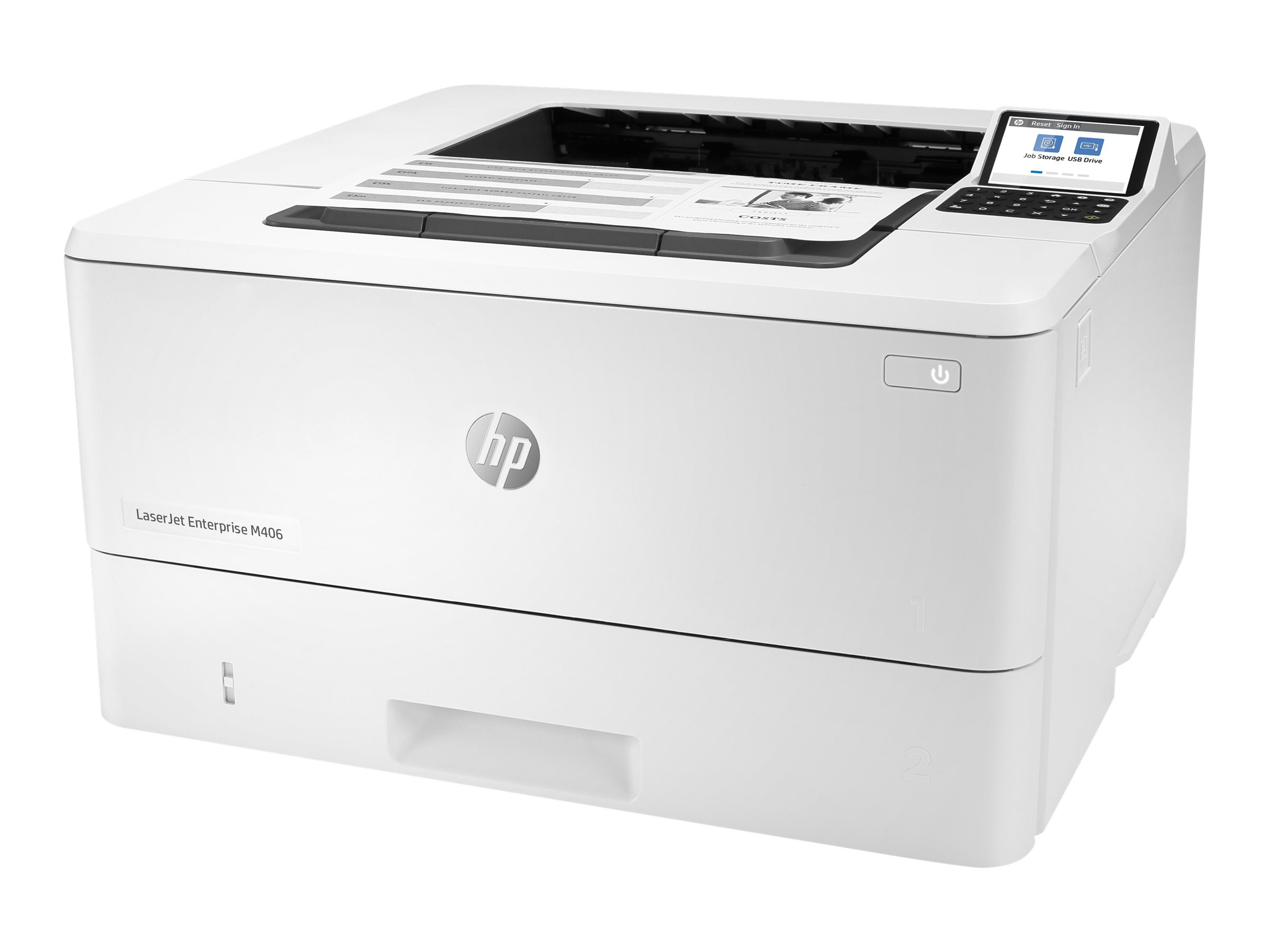 Hp Laserjet Enterprise M406dn Printer B W Laser