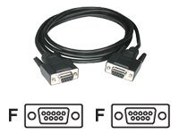 C2G - Serial cable - DB-9 (F) to DB-9 (F)