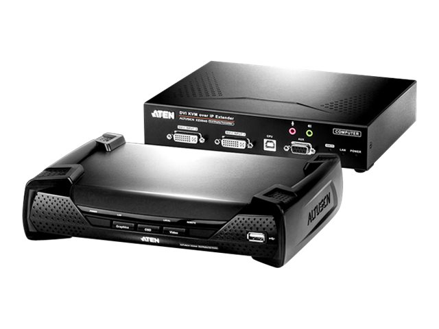 ALTUSEN DVI KVM Over IP Extender KE6940 (Transmitter and Receiver)