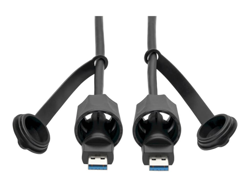 Tripp Lite USB-A Male to USB-A Male Cable, SuperSpeed, 3.0/3.1, Industrial, 10 ft. (3 m)