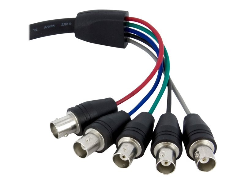 StarTech .com Câble d'écran coaxial VGA vers 5x BNC RGBHV de 30cm
