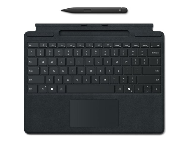 Microsoft Surface Pro Keyboard For Business Keyboard With Pen Storage With Accelerometer Touchpad Qwerty Uk Black With Slim Pen Input Device