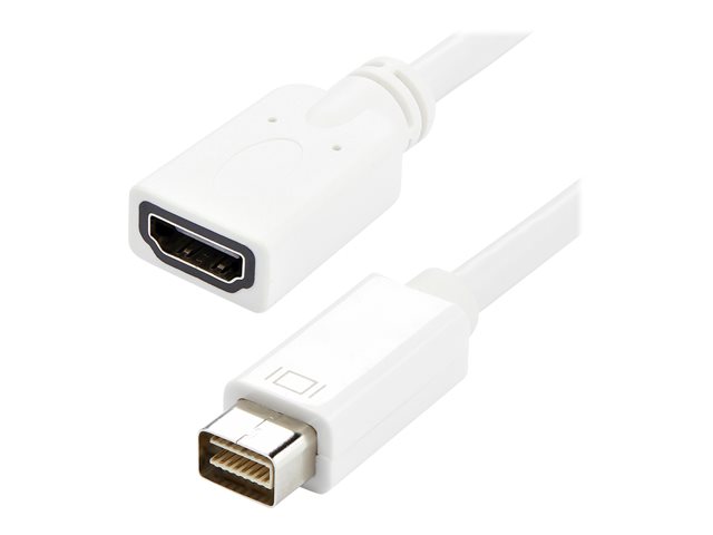 Image of StarTech.com Mini DVI to HDMI Video Adapter for Macbooks and iMacs- M/F - MacBook Mini DVI Adapter - Mini DVI to HDMI Cable (MDVIHDMIMF) - adapter - HDMI / DVI - 20 cm