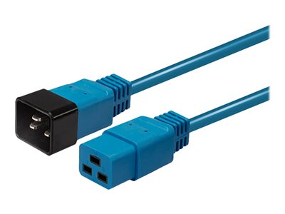 LINDY 3m IEC C19 to IEC C20 ext. Blue