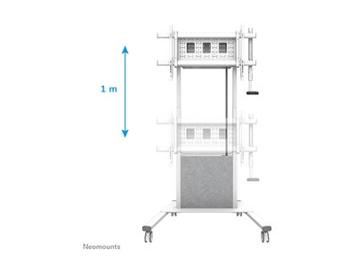 Neomounts FL55-885WH1 TV trolley 65-105" - motorised