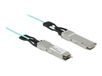 DeLOCK 5m Ethernet 40GBase-AOC kabel Akvamarin
