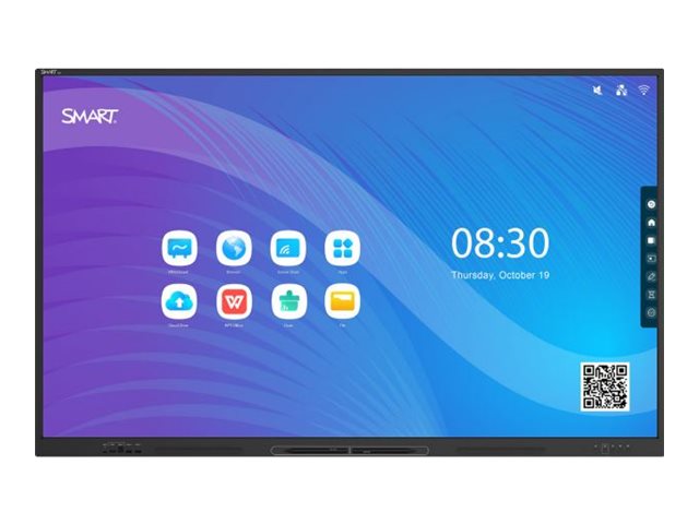 SMART Board GX186-V3-5L GX (V3) Series 86 LED-backlit LCD display 4K for interactive Product shot Front 79425