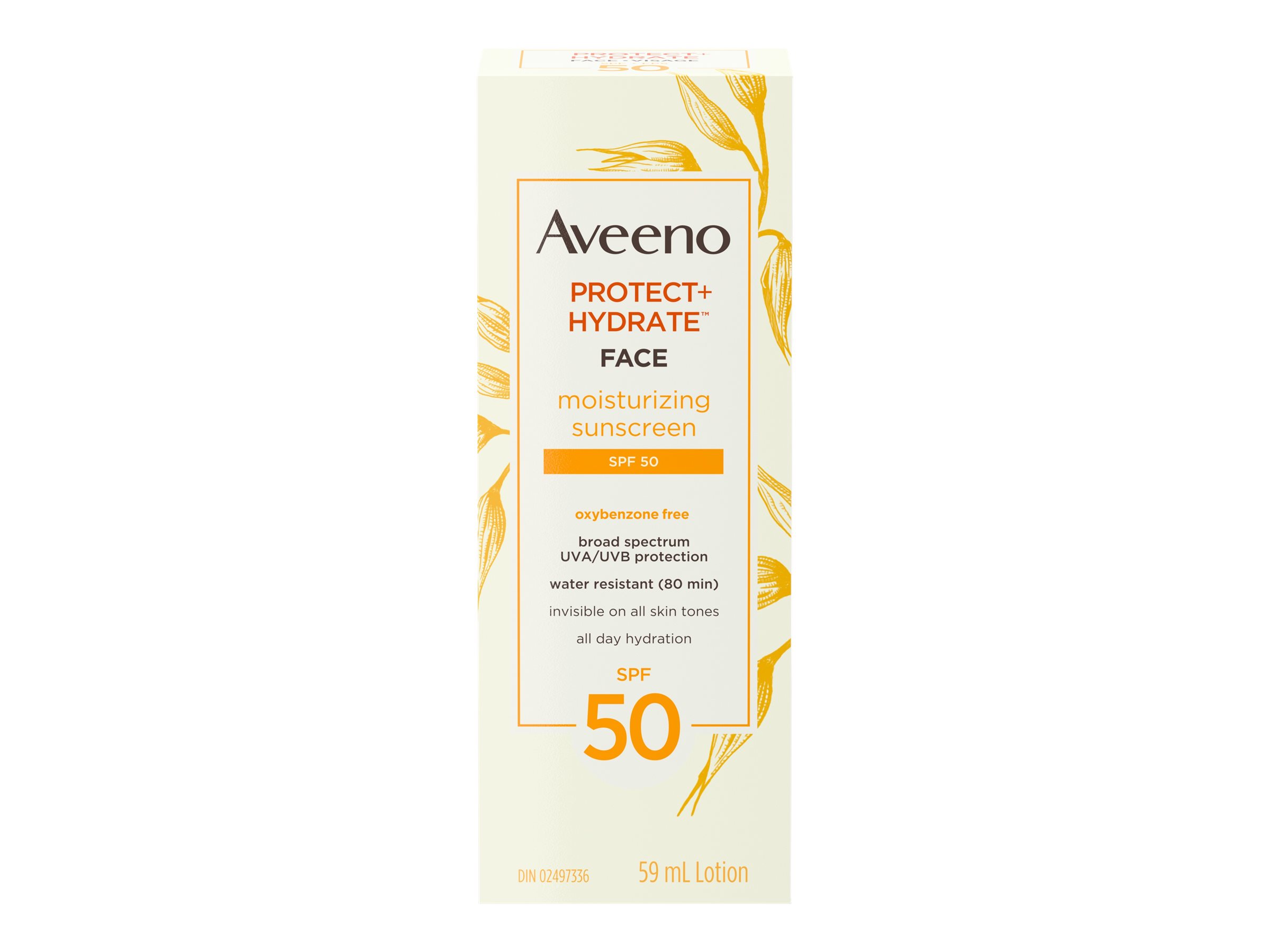 Aveeno Protect + Hydrate Face Moisturizing Sunscreen - SPF 50 - 59ml