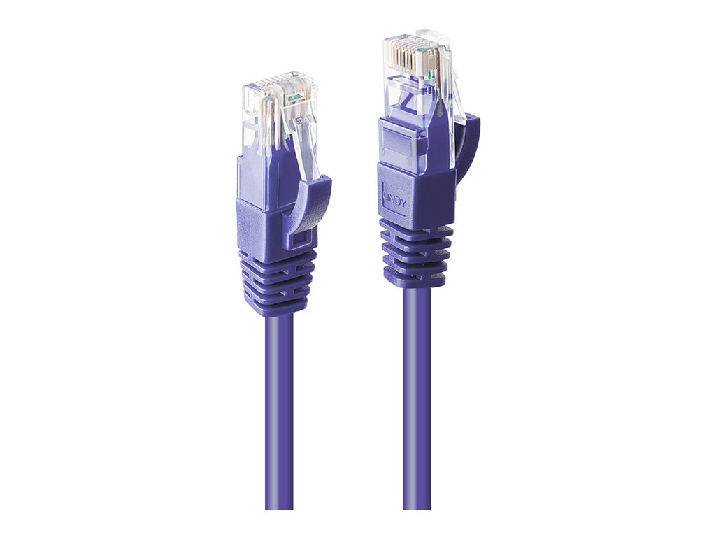 C ble réseau Violet Cat.6 U/UTP, 7.5m