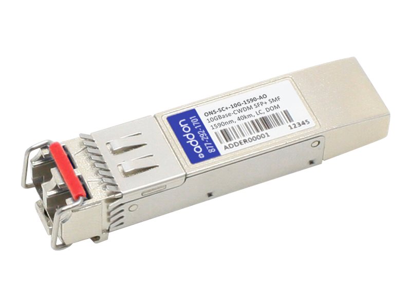 AddOn - SFP+ transceiver module (equivalent to: Cisco ONS-SC+-10G-1590)