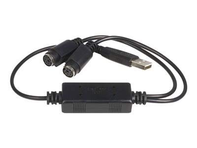StarTech.com USB to PS/2 Adapter for Keyboard and Mouse
