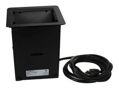 Wiremold InteGreat A/V Table Box, Cord Ended