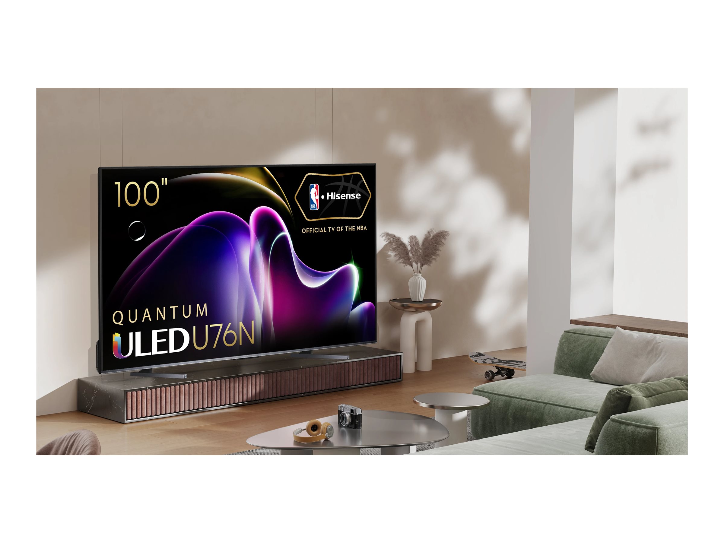 Hisense U7 Series 100-in QLED 4K UHD Smart TV With Google TV - 100U76N