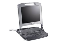 Dell KMM Console - KVM console - 18.5"