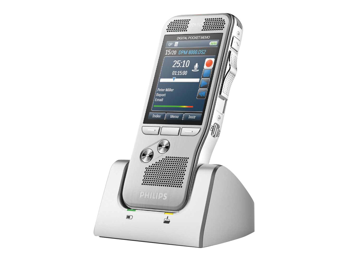 Philips Pocket Memo DPM8300 - Voicerecorder - 200 mW - 4 GB