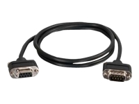 C2G CMG-Rated DB9 Low Profile Cable M-F