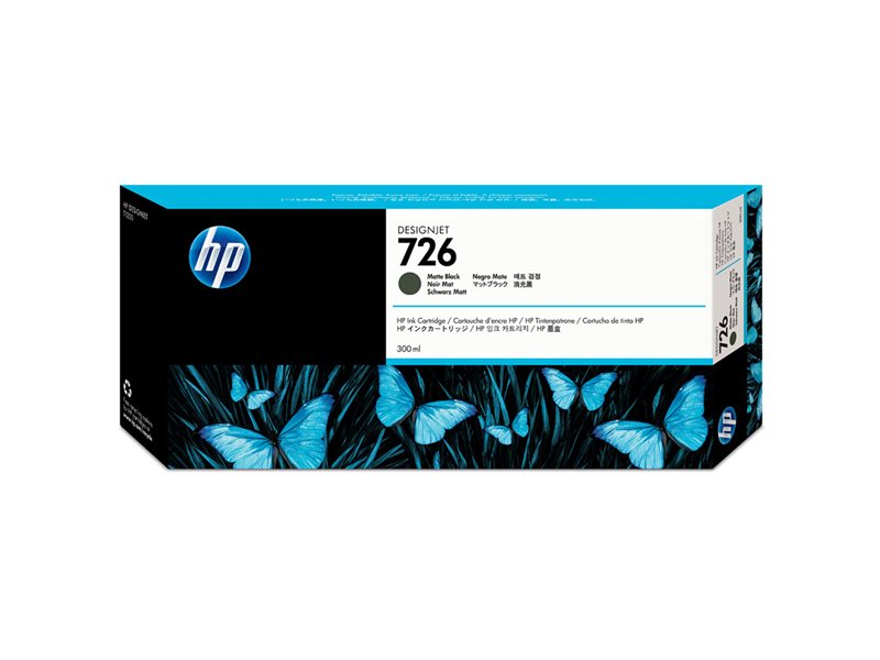 HP 726 300-ML MATTE BLACK INK C