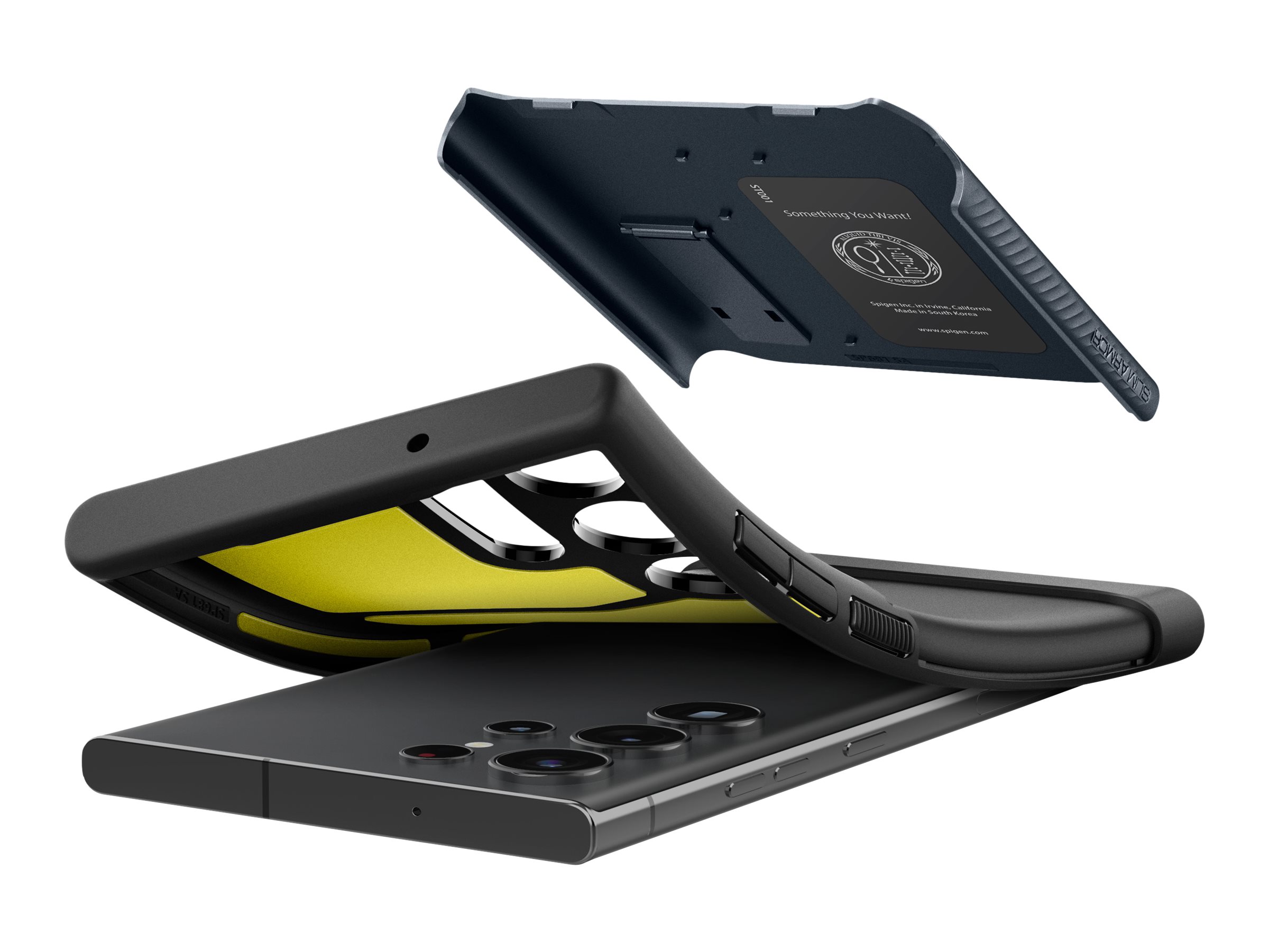 Spigen Slim Armor Case for Samsung Galaxy S23 Ultra - Metal Slate