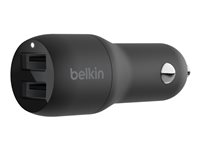 Belkin BoostCharge Dual Charger car power adapter - USB - 24 Watt