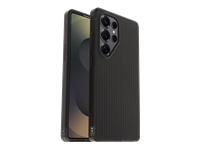 OtterBox Symmetry Series - Back cover for cell phone - soft-touch - polycarbonate layer, thermoplastic elastomer (TPE) - dark echo (black) - for Samsung Galaxy S25 Ultra