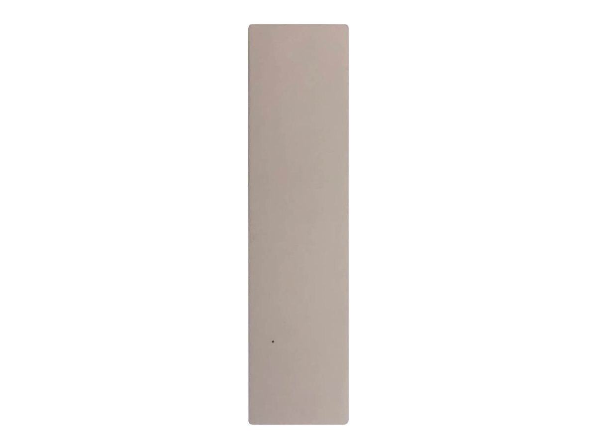 BLANK SNAP-IN INSERT UK STYLE BRITISH STYLE 12.5 X 50 MM WHITE
