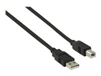 Nedis USB 2.0 USB-kabel 2m Sort 