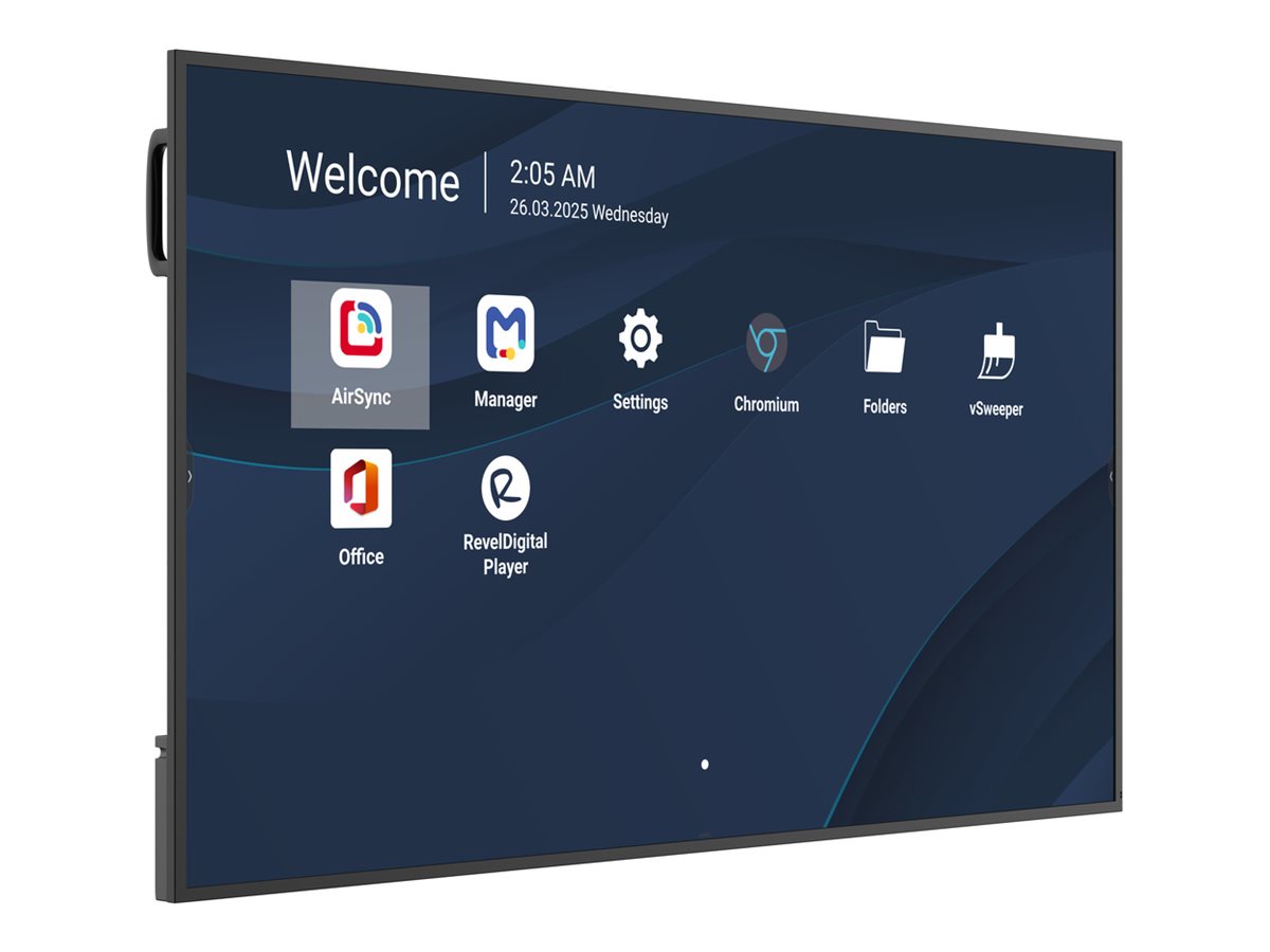 ViewSonic ViewBoard CDE6514-2C Digital Signage Display 65" 4K UHD Android 14 Schwarz