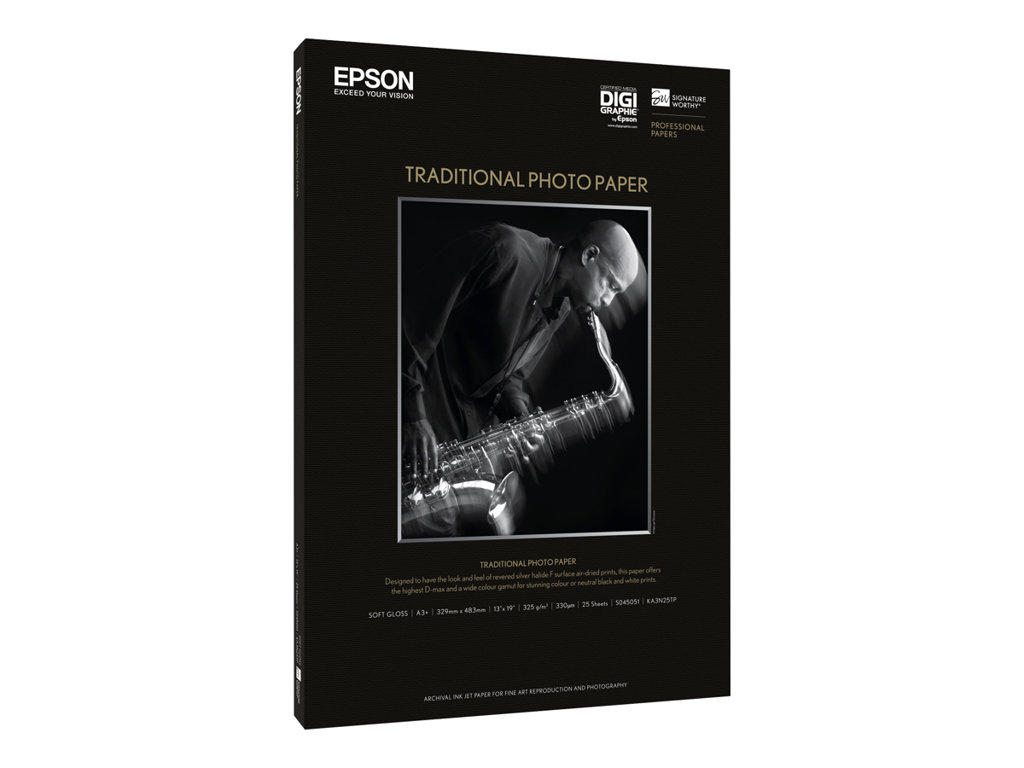 EPSON Pap Photo Traditionnel 330g 25f