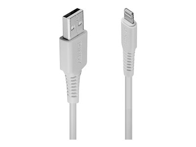 LINDY 1m USB an Lightning Kabel weiss, LINDY 31326 31326 (BILD5)
