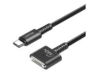 Unitek 24 pin USB-C (male) - Apple MagSafe 3 Sort 1m Strømkabel