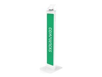 Compulocks BrandMe stand - for tablet enclosure - brandable - white - with Lighting Kit