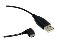 StarTech Câble Micro USB 2.0 - A vers Micro B Coudé à Angle Droit - Câble Micro USB Coudé - 1x USB A Mâle, 1x USB Micro B Mâle - 1,8 m